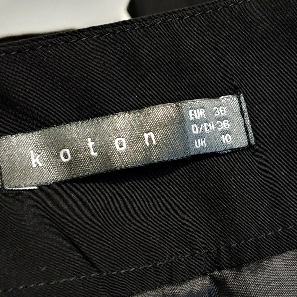 KOTON PENCIL SKIRT WITH SIDE ZIP(A123) - Picture 2 of 8